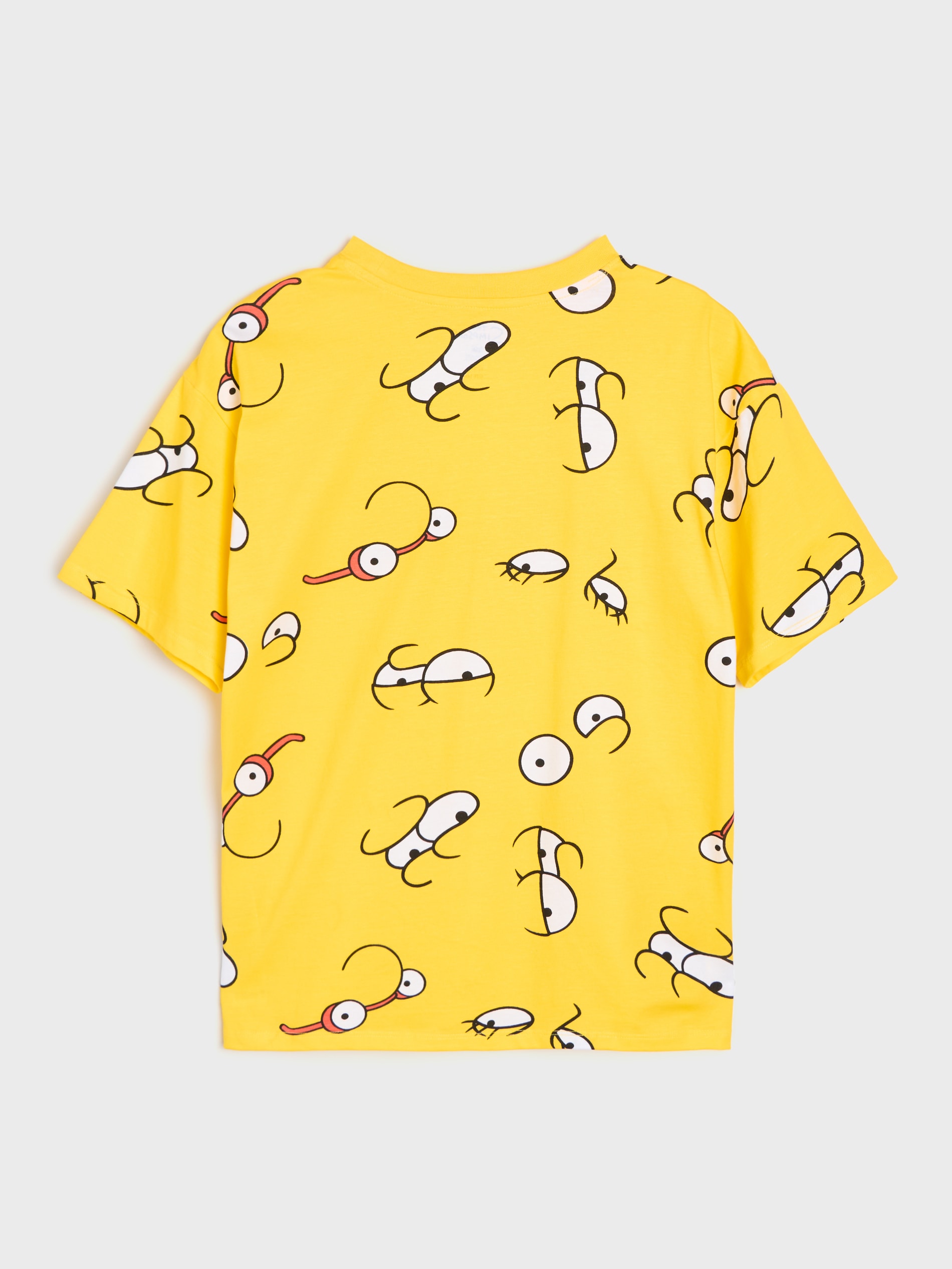 Bawełniana koszulka oversize z nadrukiem The Simpsons