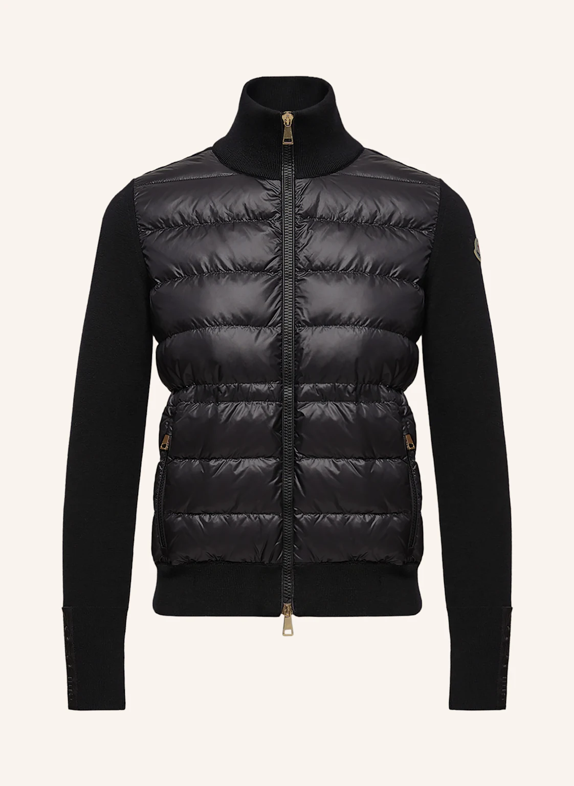 MONCLER Daunenjacke im Materialmix