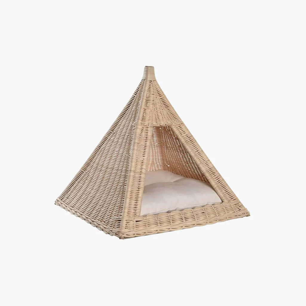 Cama de Animal RattanTriangular 45x45x45 PAWRENTS