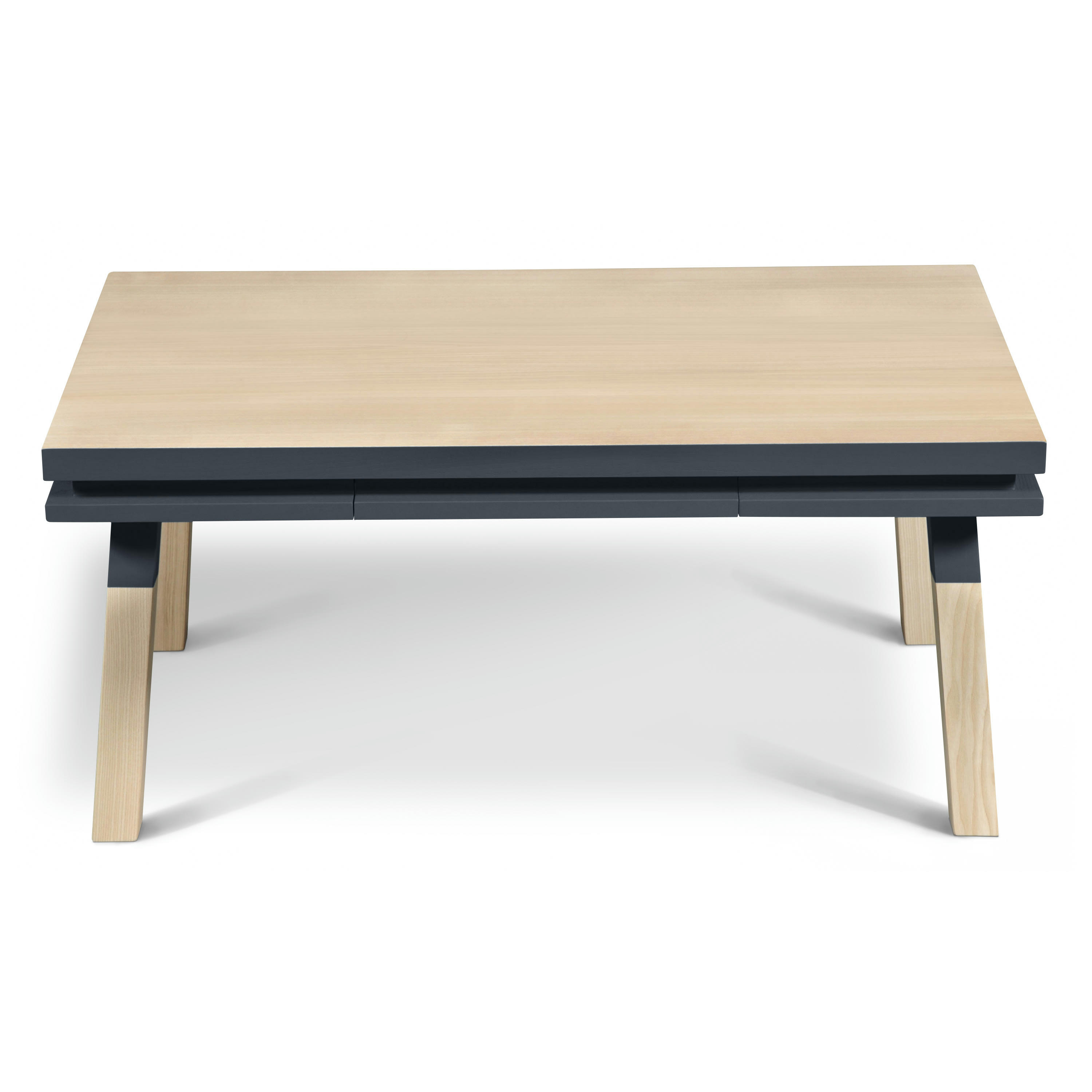 EGEE - Table basse avec tiroir 100 cm, 100% frêne massif
