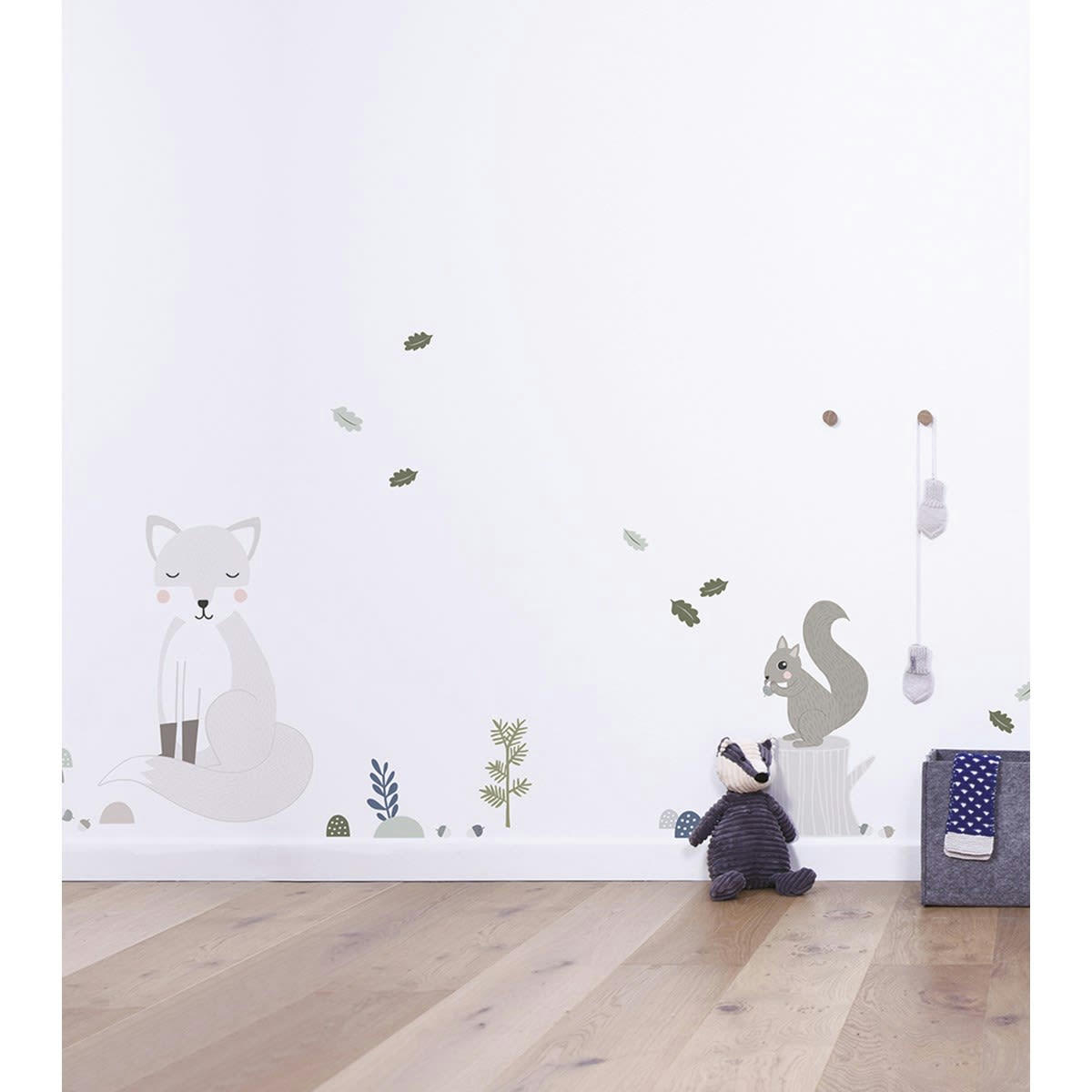 IN TO THE WOOD - Planche de Stickers Ecureuil