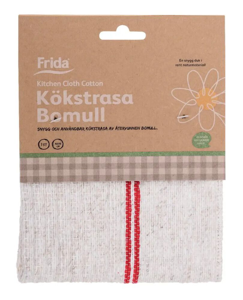 KJØKKENKLUT FRIDA NATURE LINE BOMULL 30X35CM