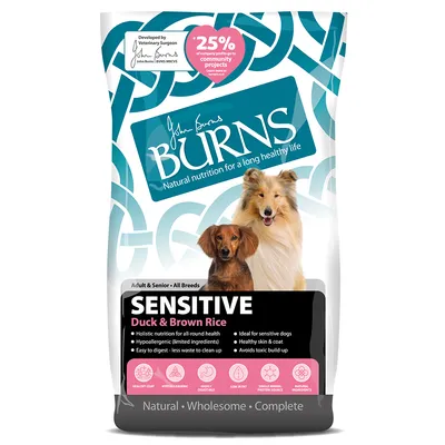 Burns Adult & Senior Sensitive - Duck & Brown Rice
