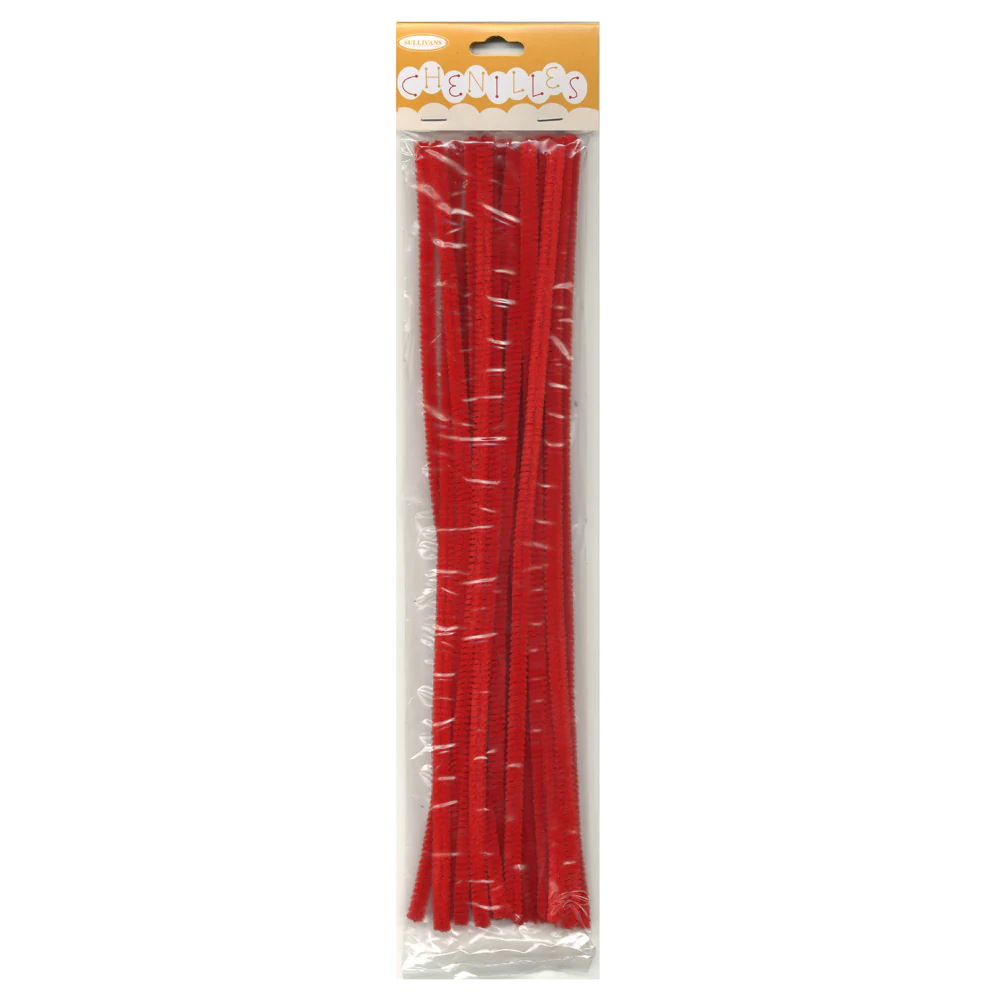 Sullivans Chenilles 18pk, Plain- 6mm