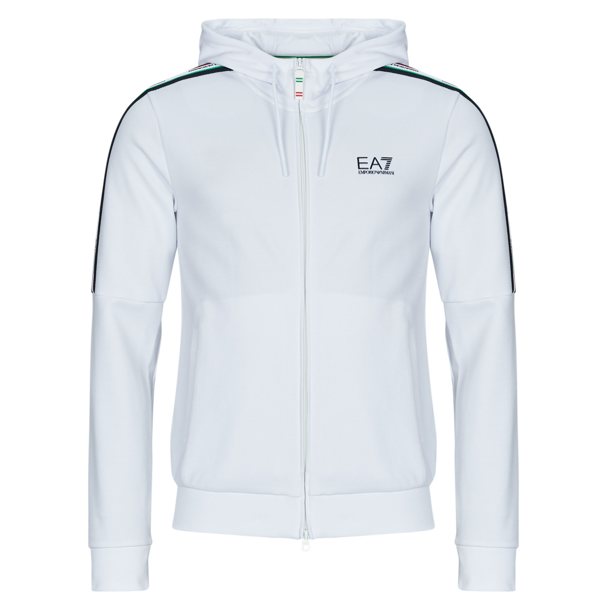 Emporio Armani EA7 - ITALIAN SPIRIT HOODIE FZ - White