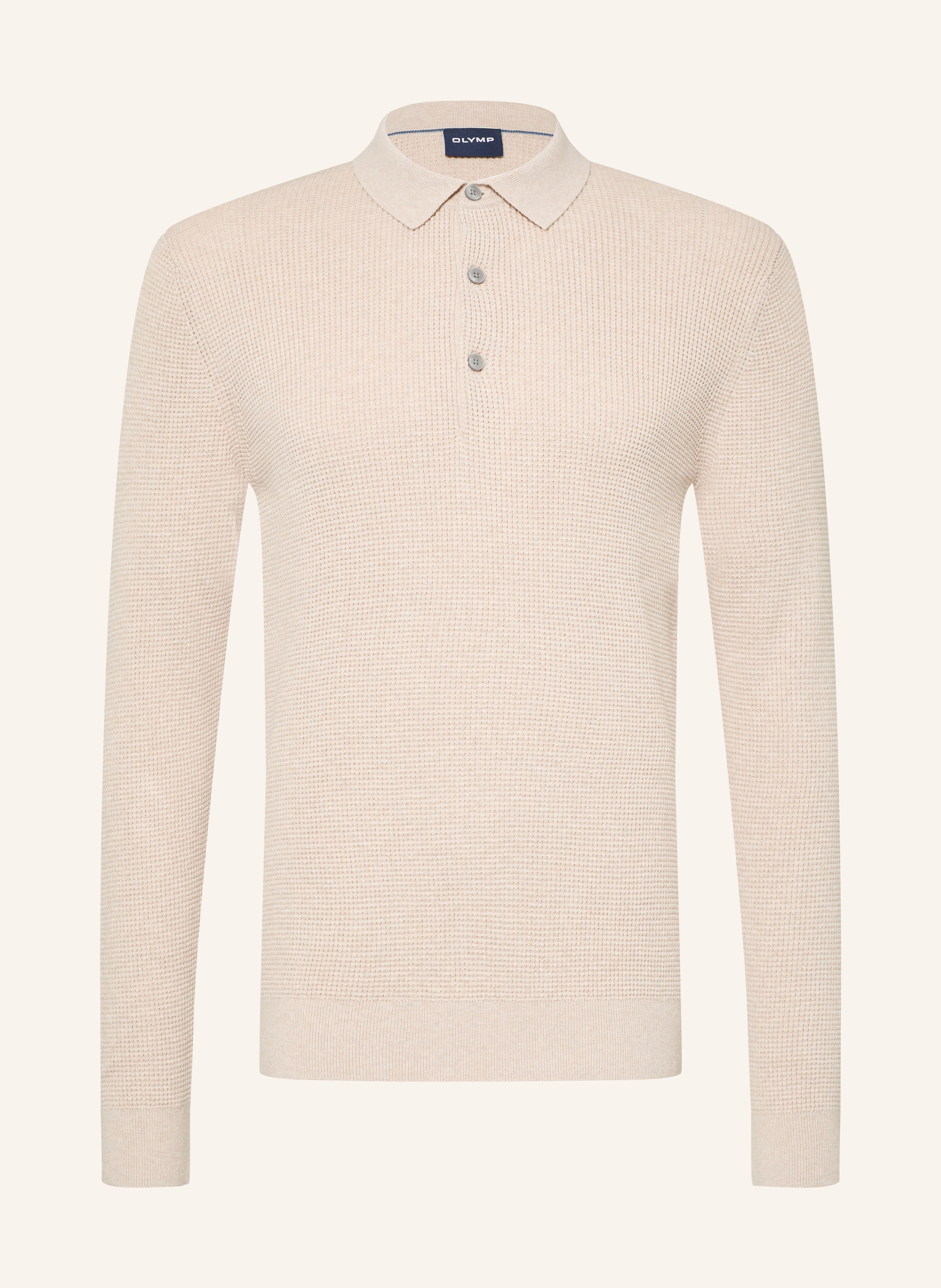 OLYMP Strick-Poloshirt