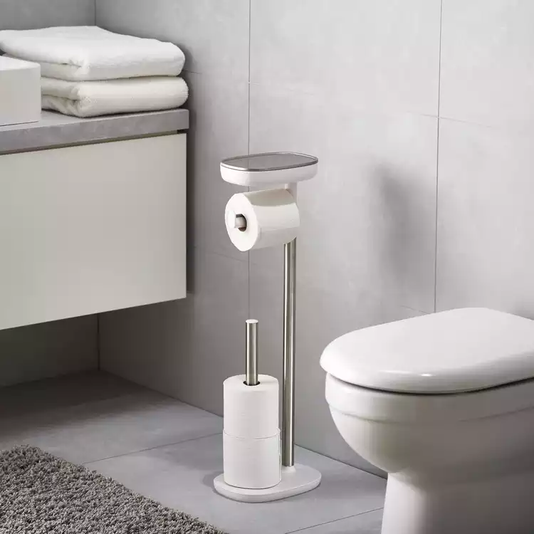 Joseph Joseph Toilet Roll Holder - Stainless Steel