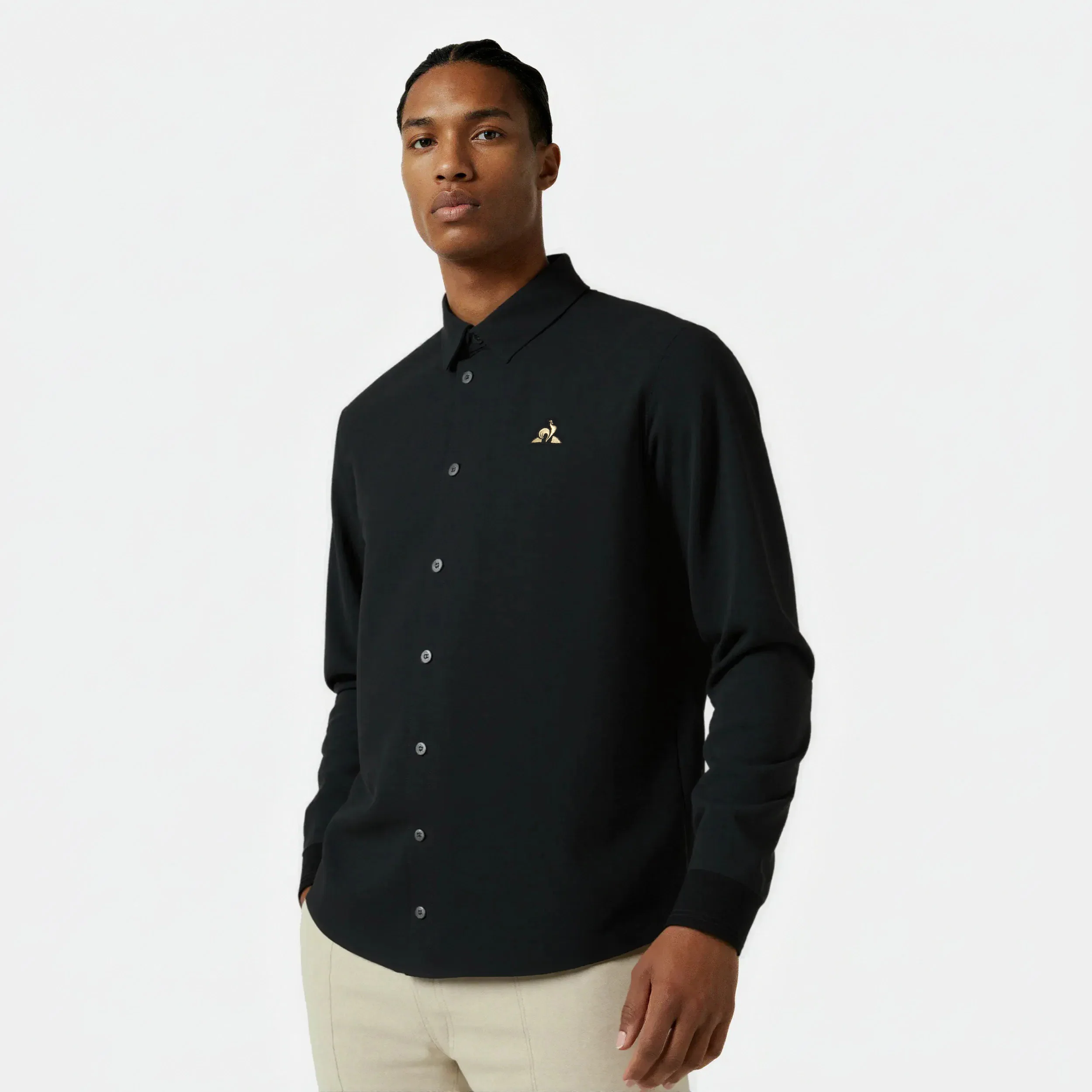 Chemise manches longues Coq d'Or en jersey double de coton