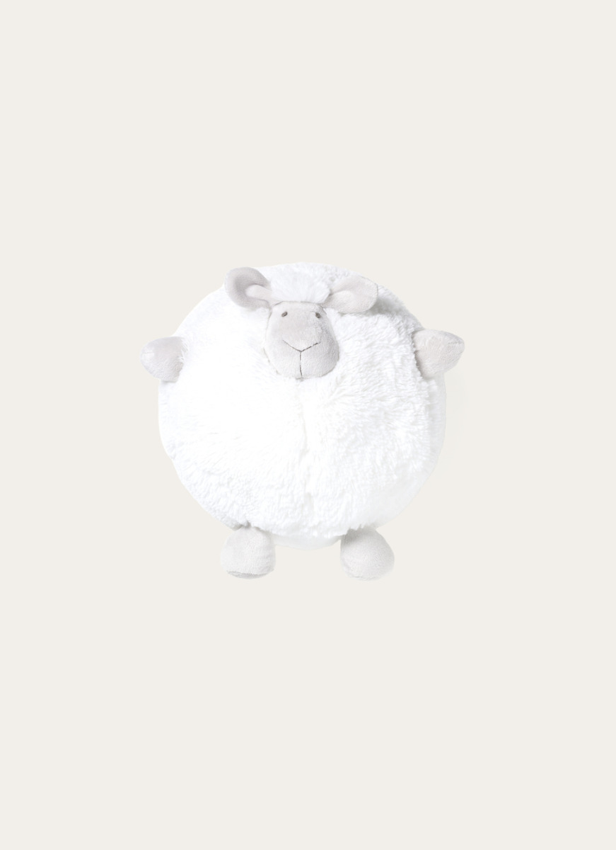 PELUCHE MOUTON ROND BLANC