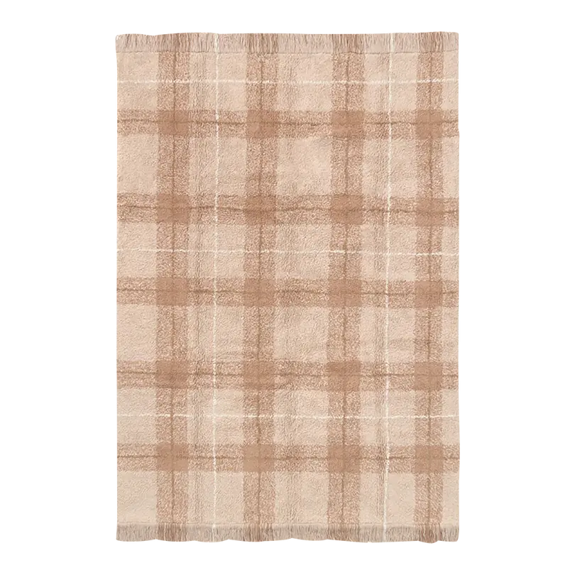 Baumwollteppich Tartan