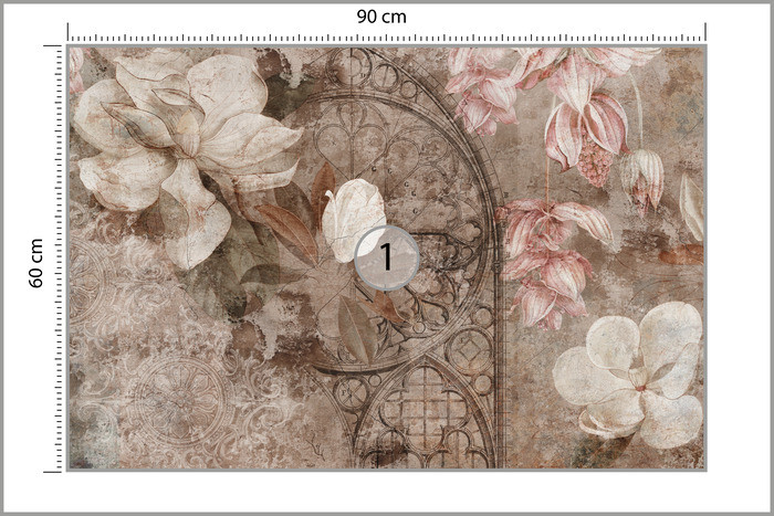 Fototapeta Abstrakcyjne Magnolie 90x60cm