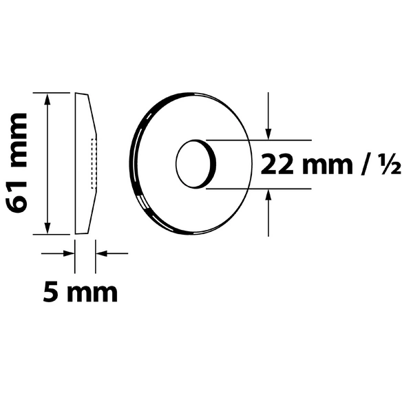 Hahnrosette, Metall