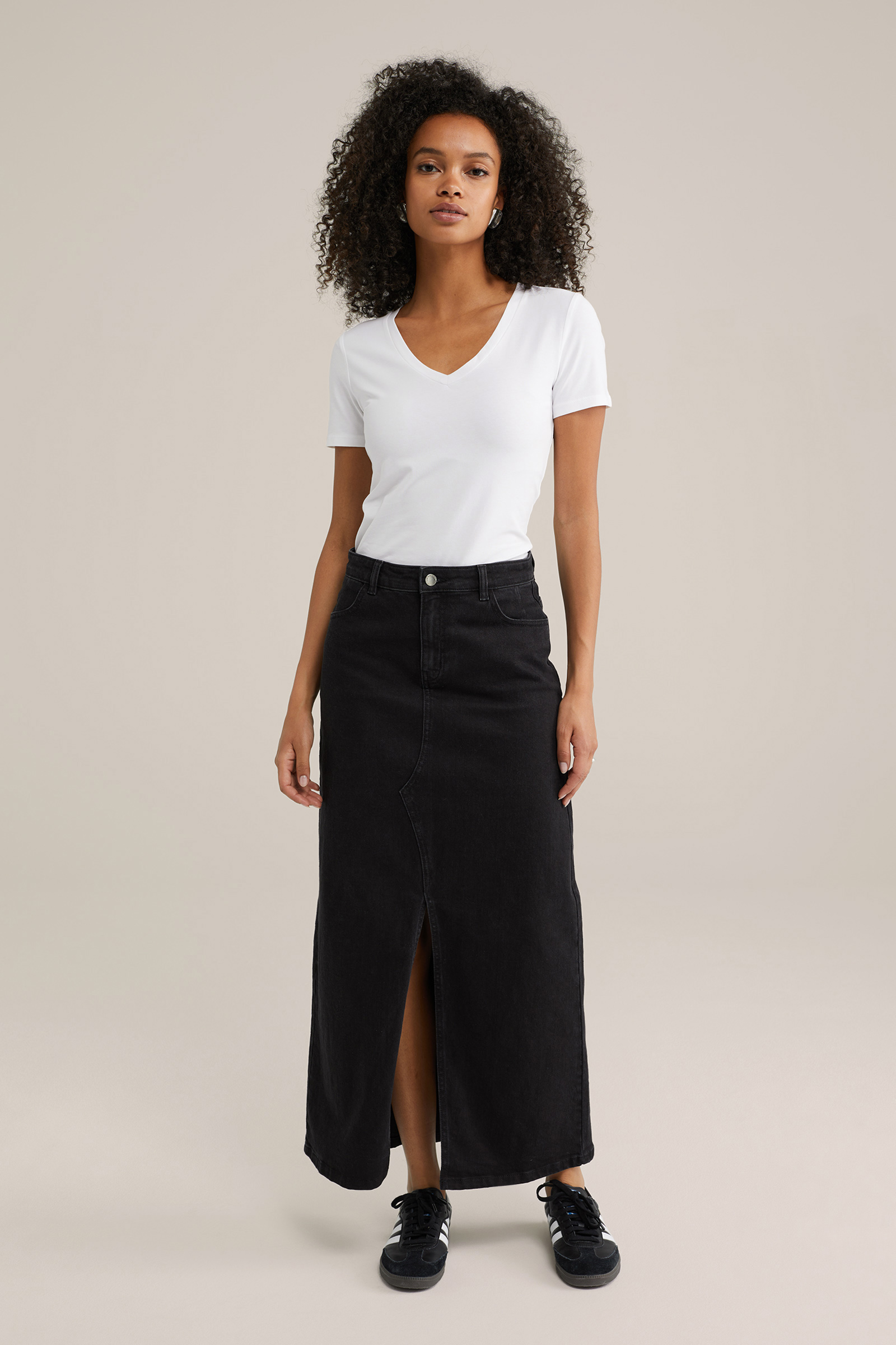 Dames T-shirt met V-hals