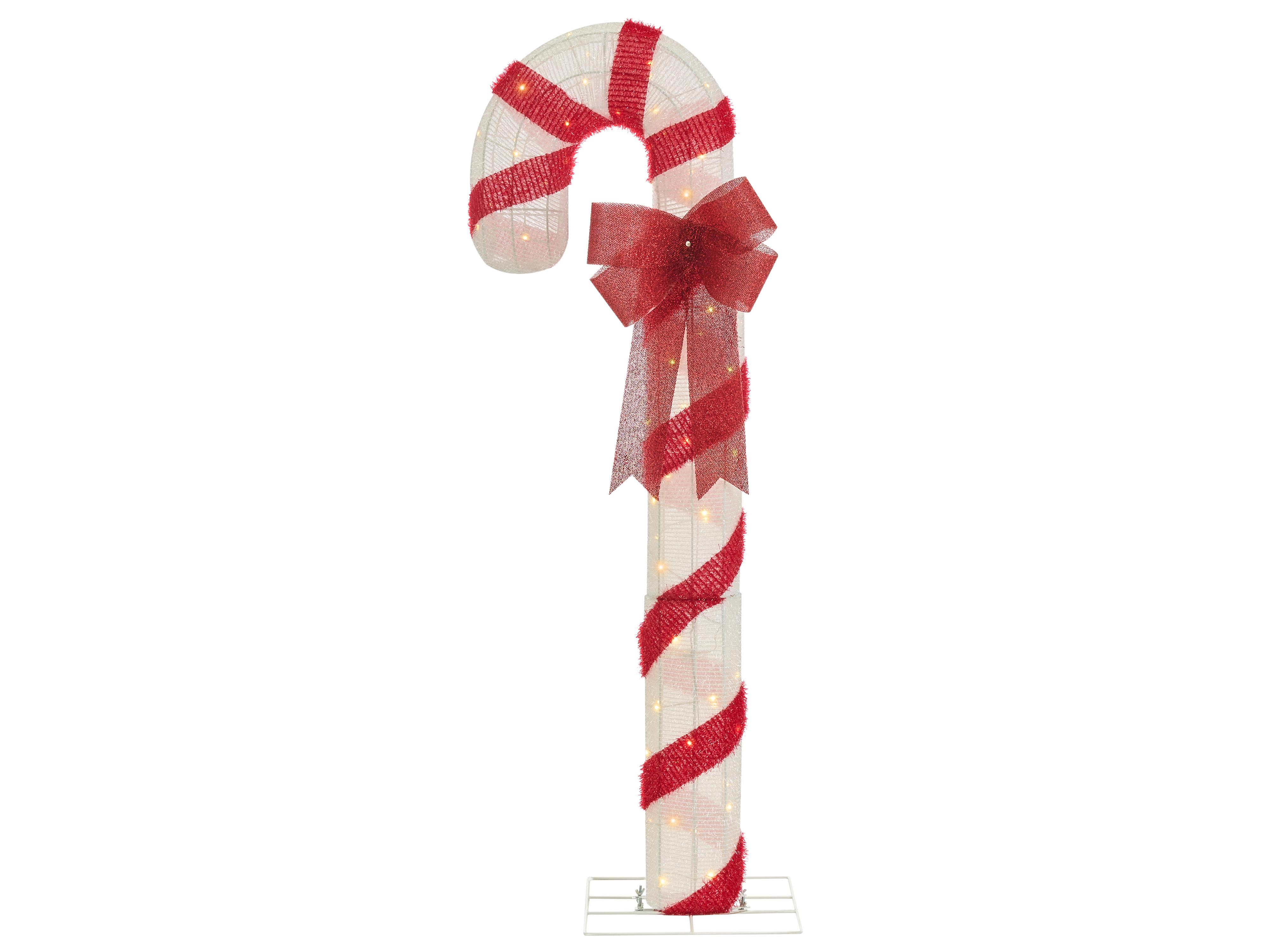 Outdoor Decoration LED ALARNI Candy Cane 150 cm Red