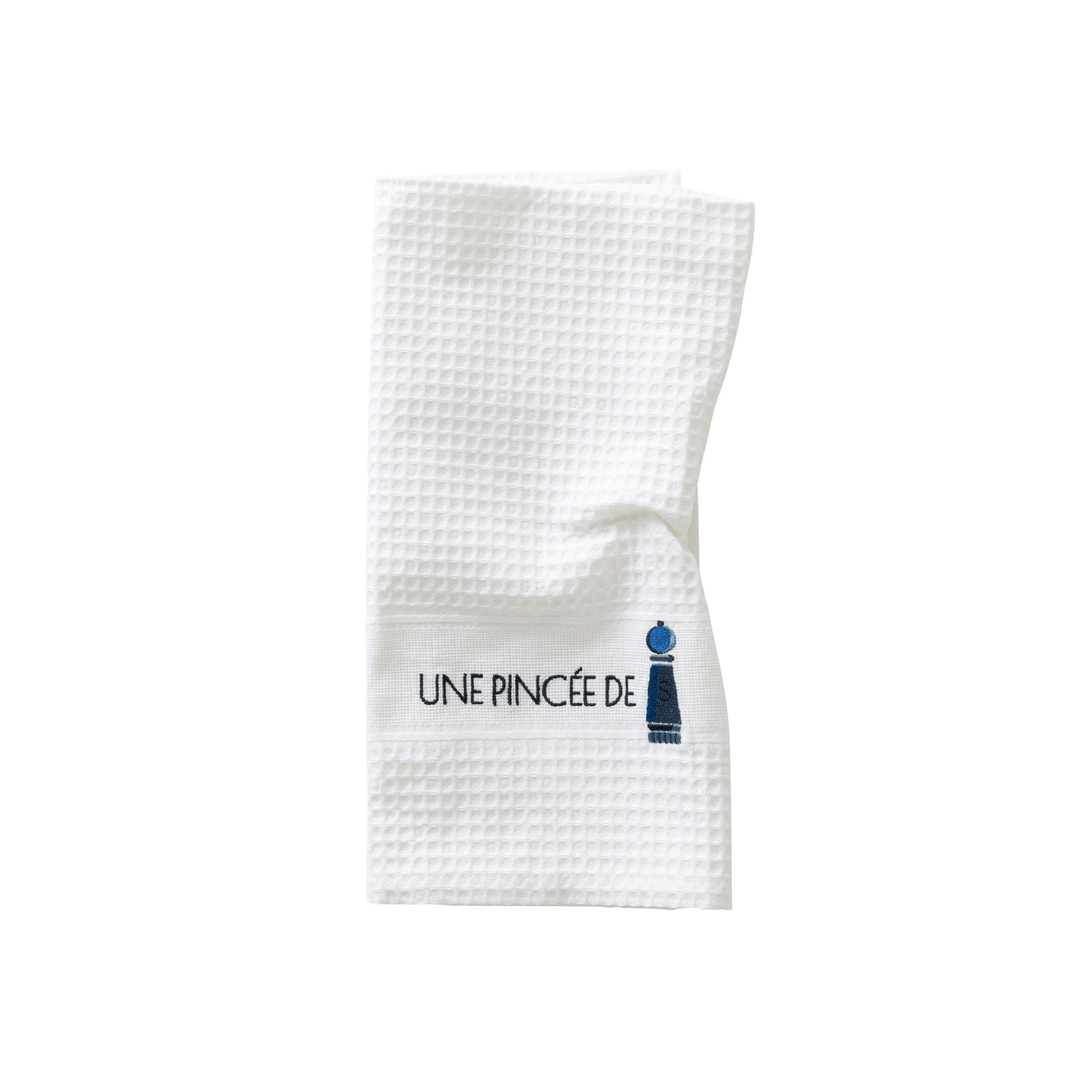 SAVEURS - Torchon de cuisine Blanc nid d