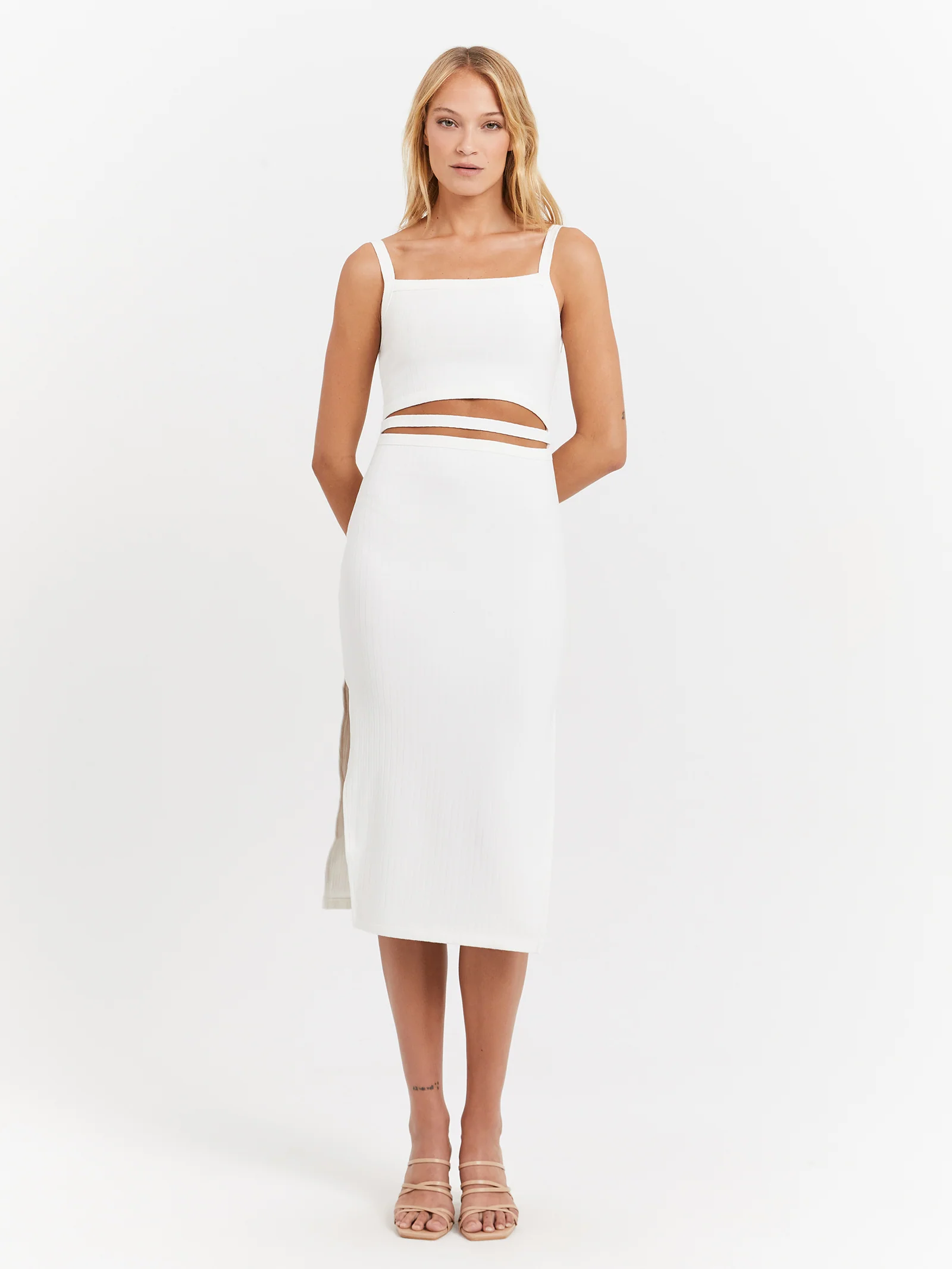 Maddox Rib Midi Dress