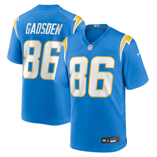 Oronde Gadsden Los Angeles Chargers Nike Team Game Jersey -  Powder Blue