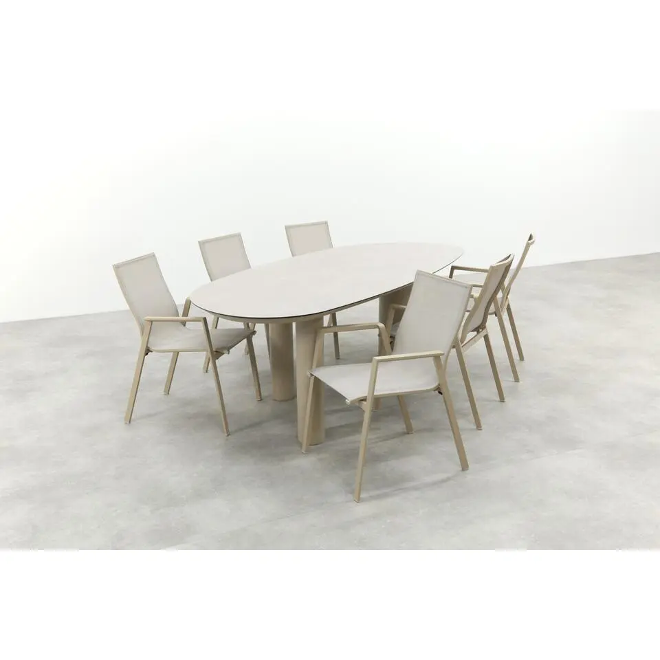 VDG Atmos/Taste Denia 6-persoons organische tuinset