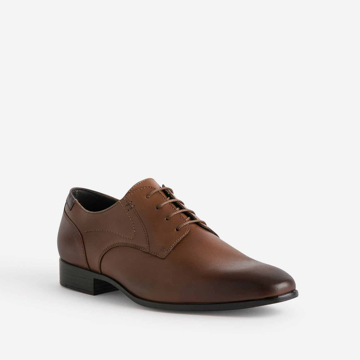Derby cognac cuir