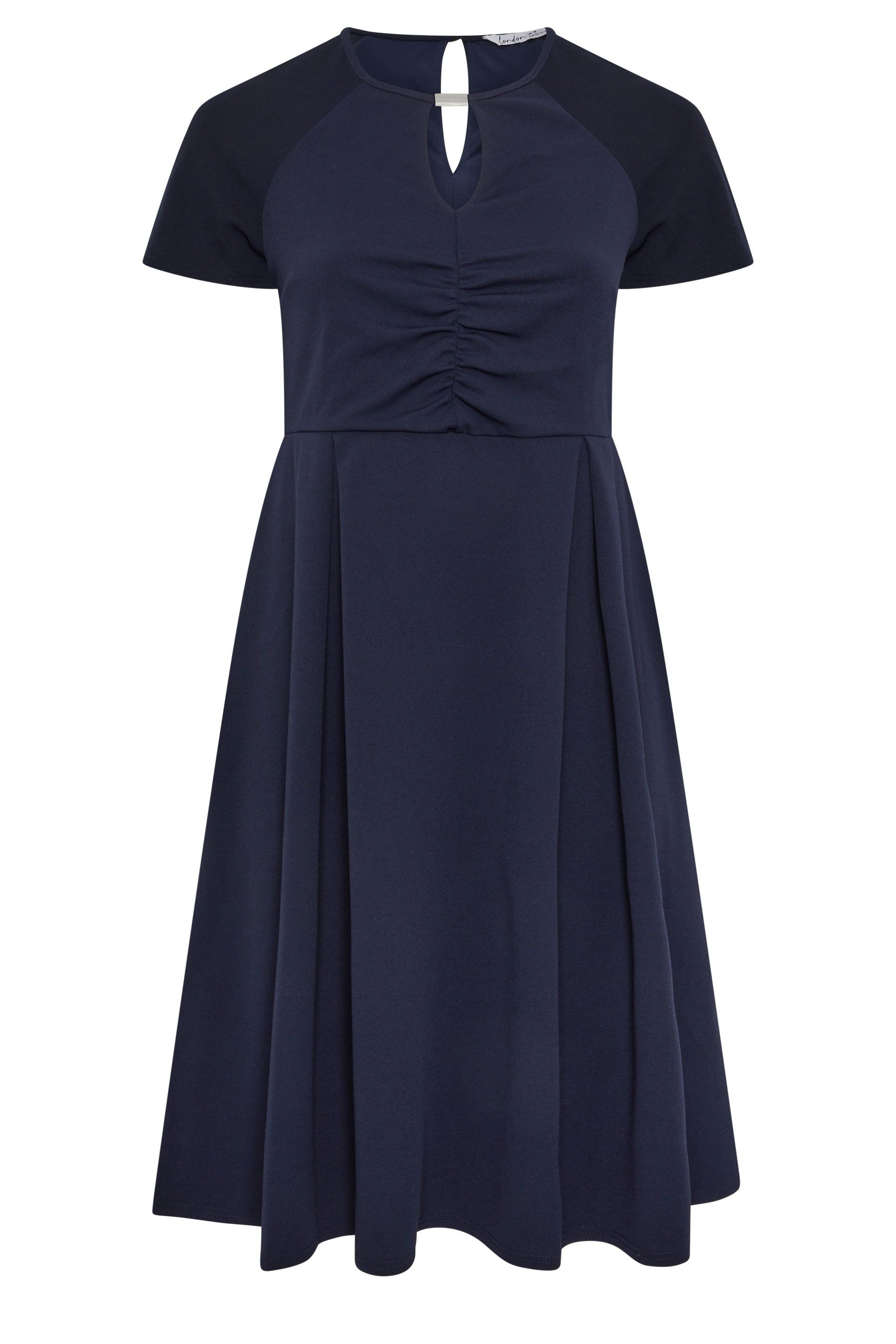 Yours Keyhole Skater Midi Dress
