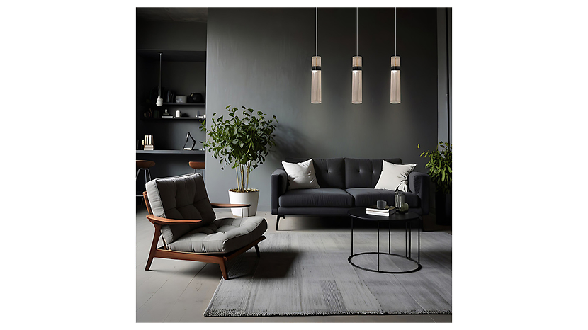 Lampa wisząca Ambiente LED ze zmienną barwą światła złota