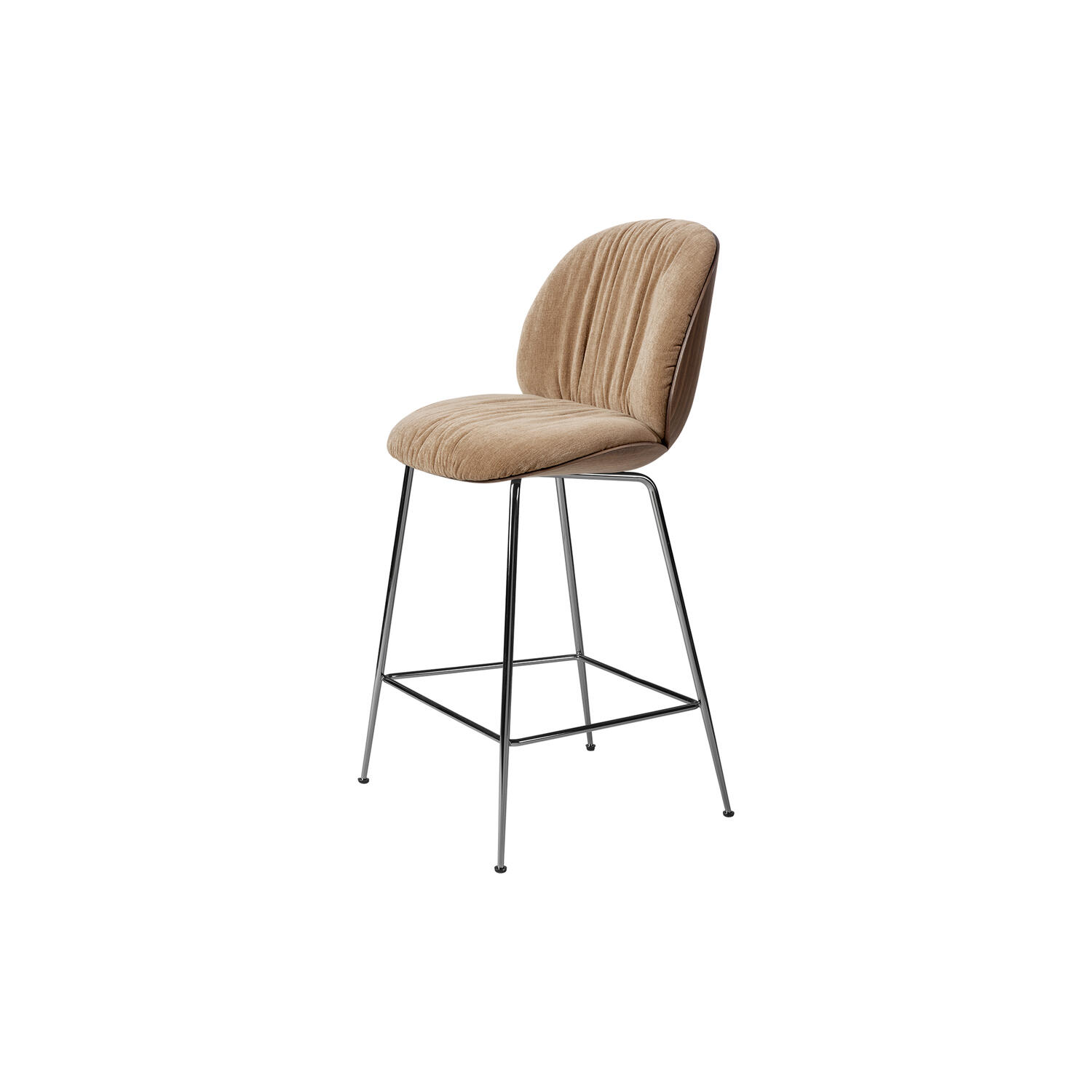 Beetle Soft Counter Chair Front Upholstered, belsuede special