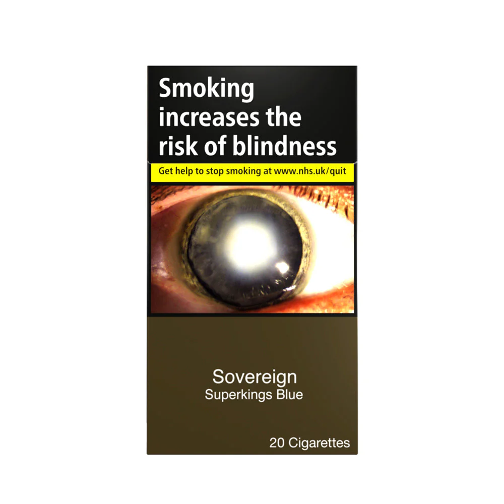 Sovereign Super Kings Blue Cigarettes 20 Pack
