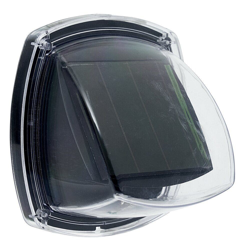 Lampe solaire d'allée noir x2