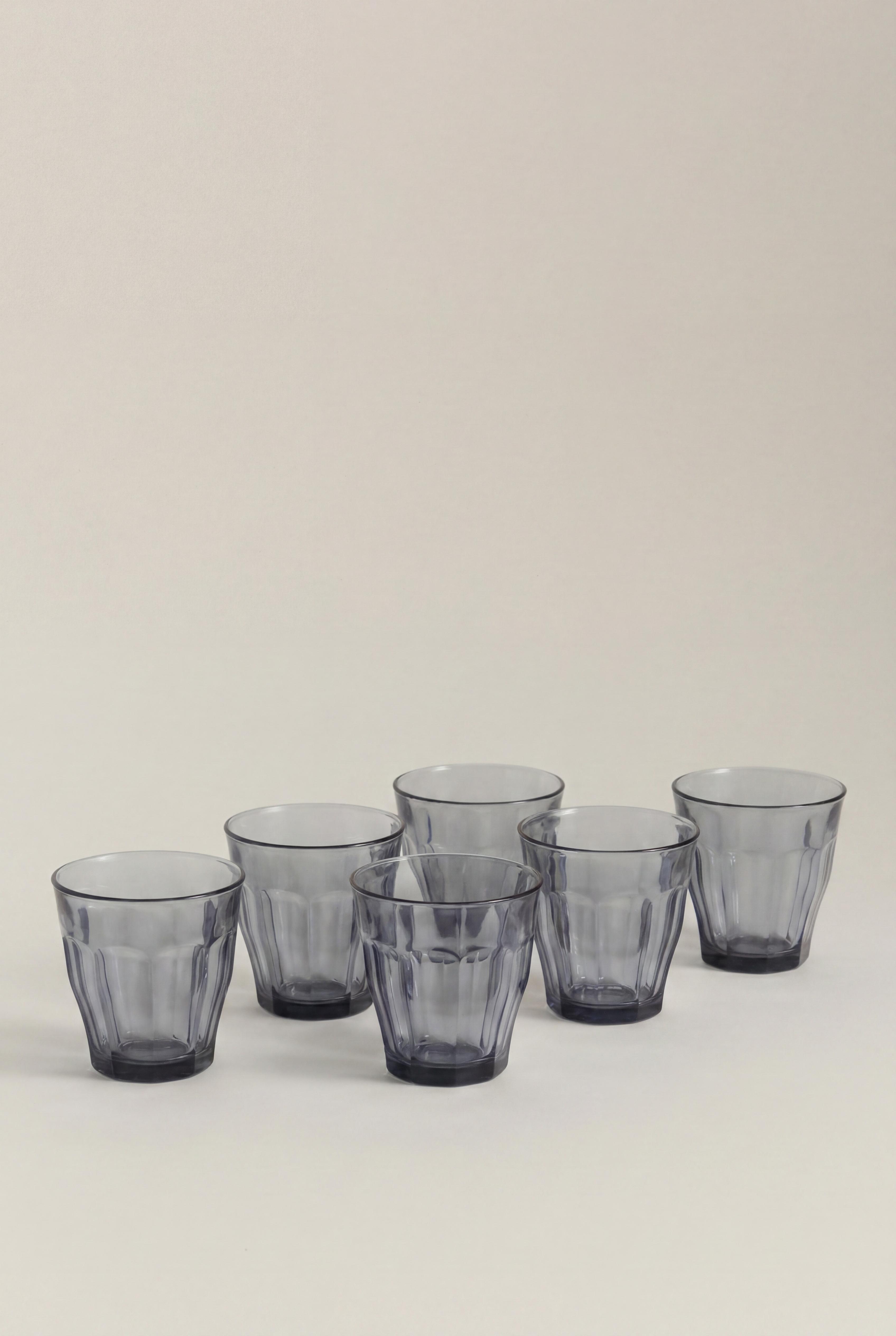 Vaso Duralex® vidrio color gris 250 ml (Pack 6)