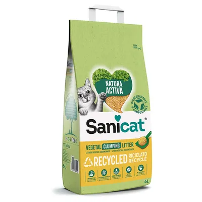 Sanicat Natura Activa Corn Cob Clumping Cat Litter