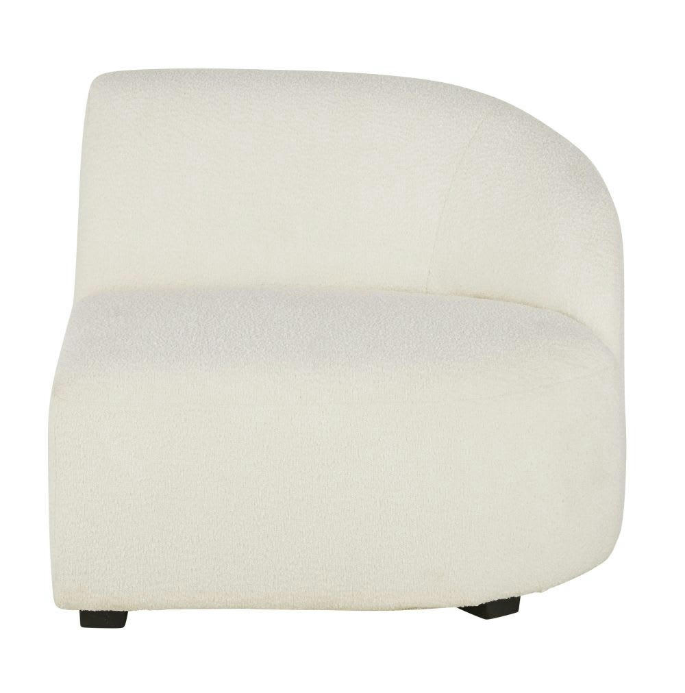 Virgile - Accoudoir droit de canapé écru