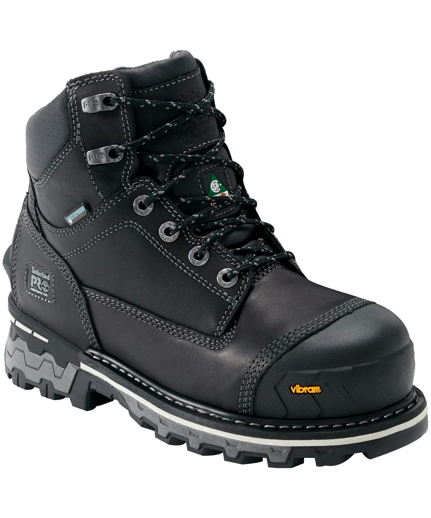 Women's Boondock 6 Inch Composite Toe Composite Plate Waterproof Work Boots