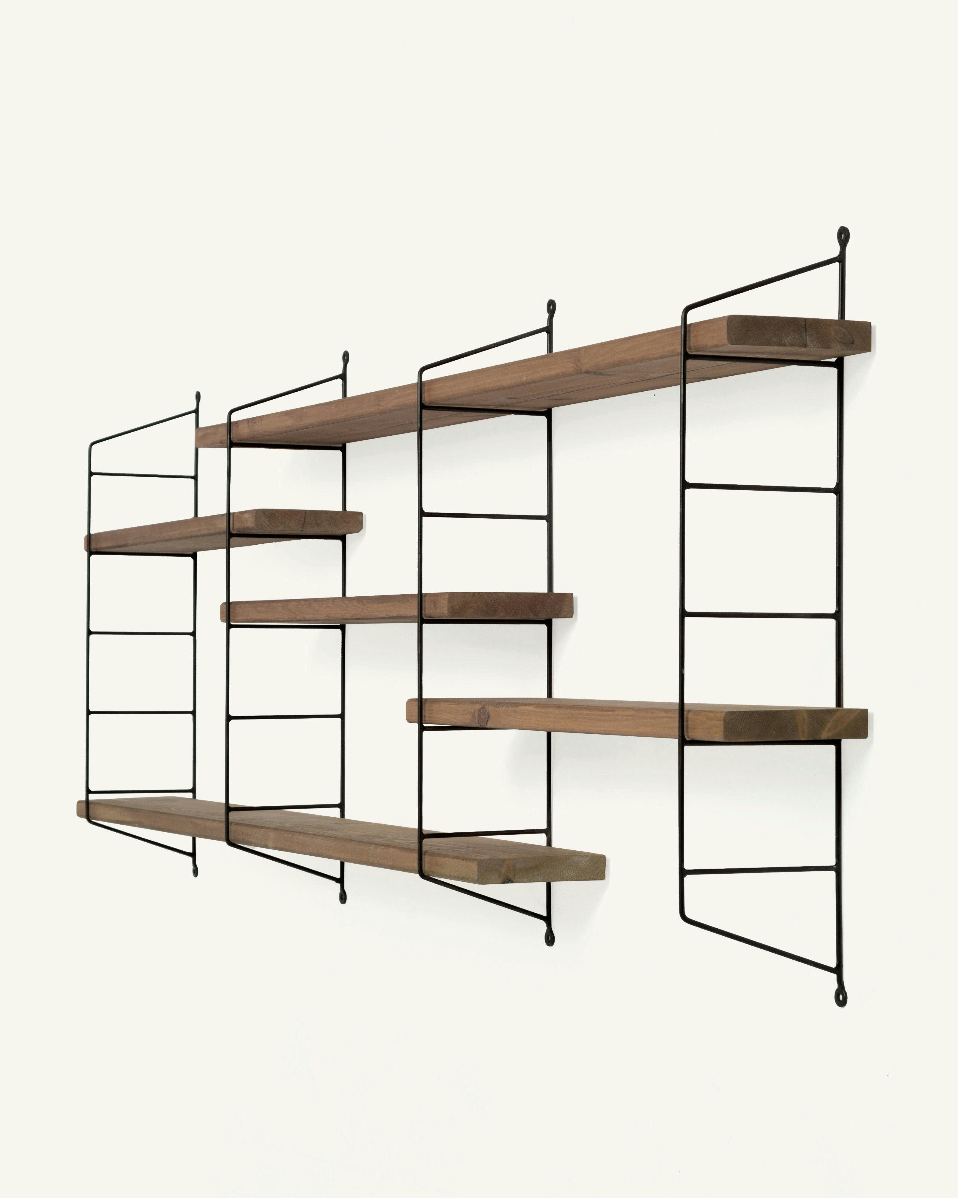 DEMIAN - Etagère en bois de couleur marron