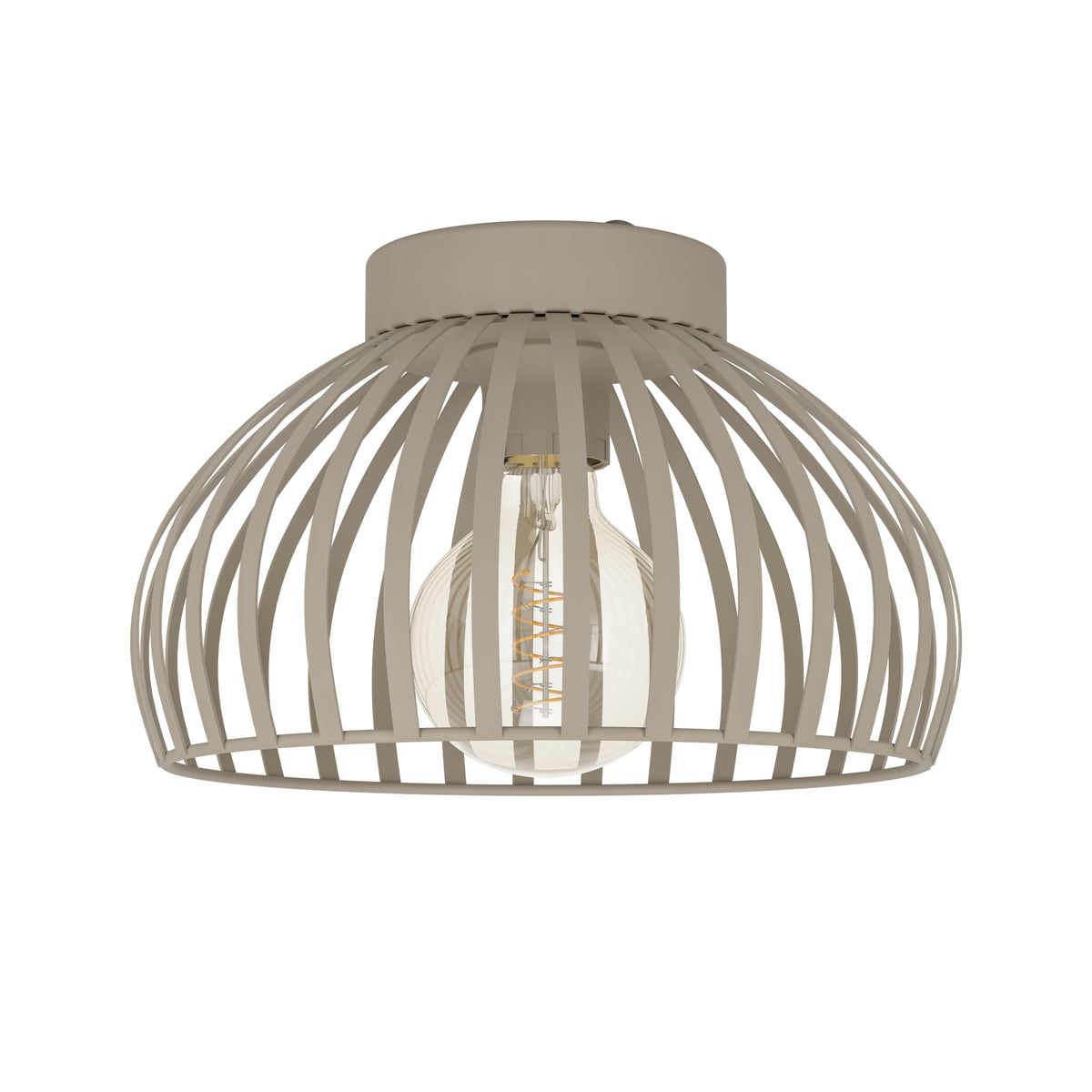 EGLO plafondlamp Mogano 3 - e27 - zandkleur