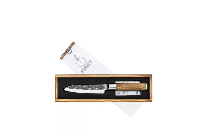 Nóż santoku 14 cm Forged - Olive
