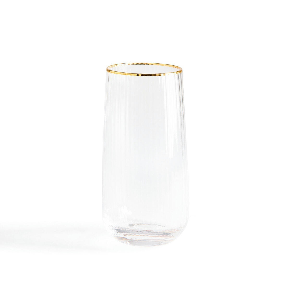 Lot de 4 verres à eau striés Lurik