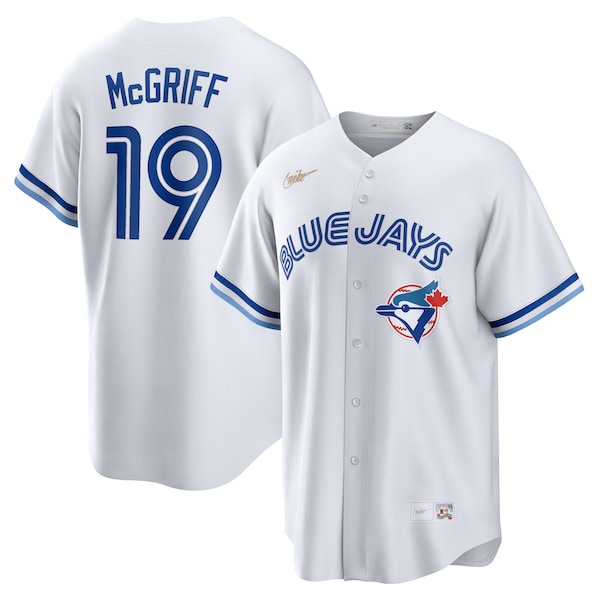 Fred McGriff Toronto Blue Jays Nike Cooperstown Collection 2023 Hall of Fame Inline Replica Jersey - White