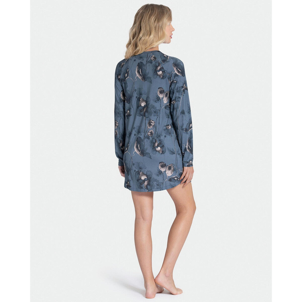 Chemise de nuit manches longues en modal, Ayaka