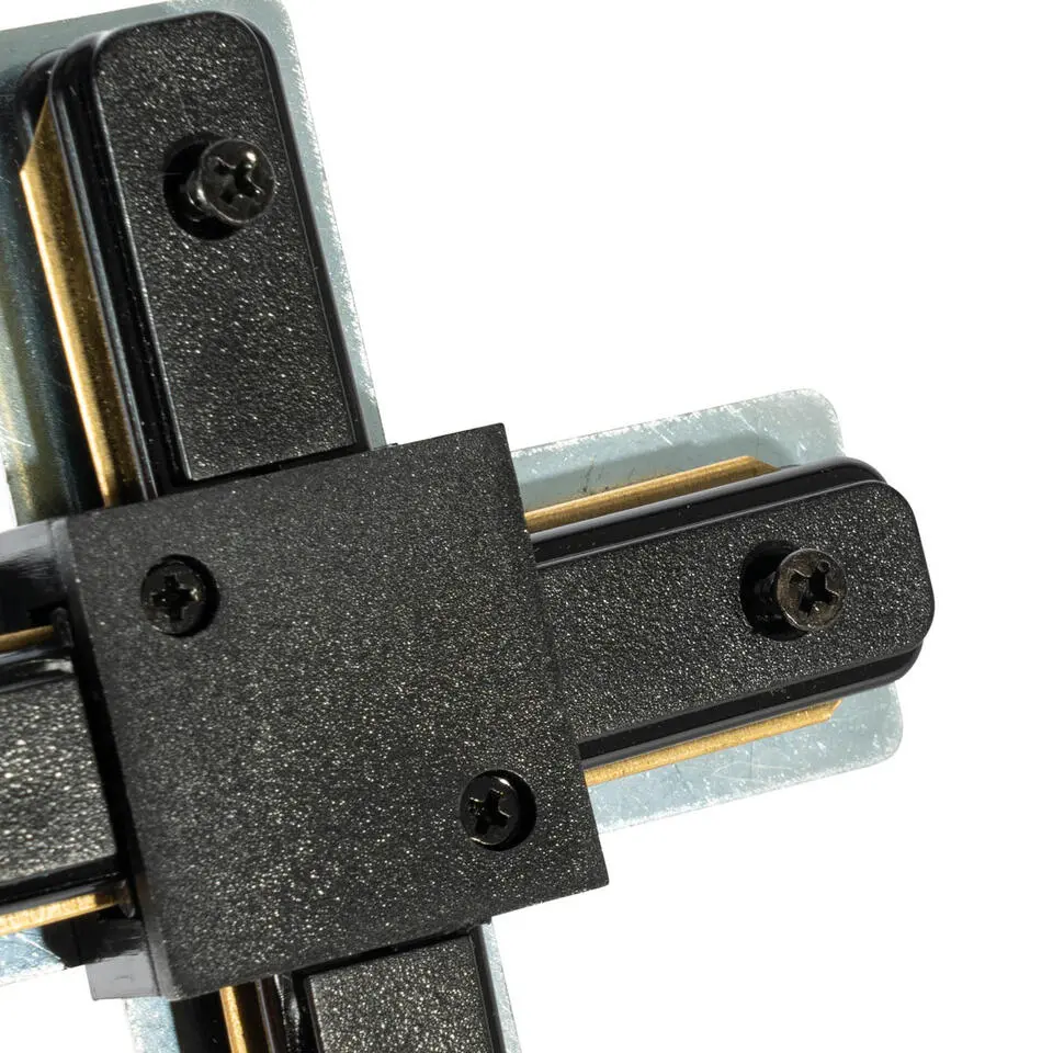 Qazqa railverlichting accessoire iconic rail zwart