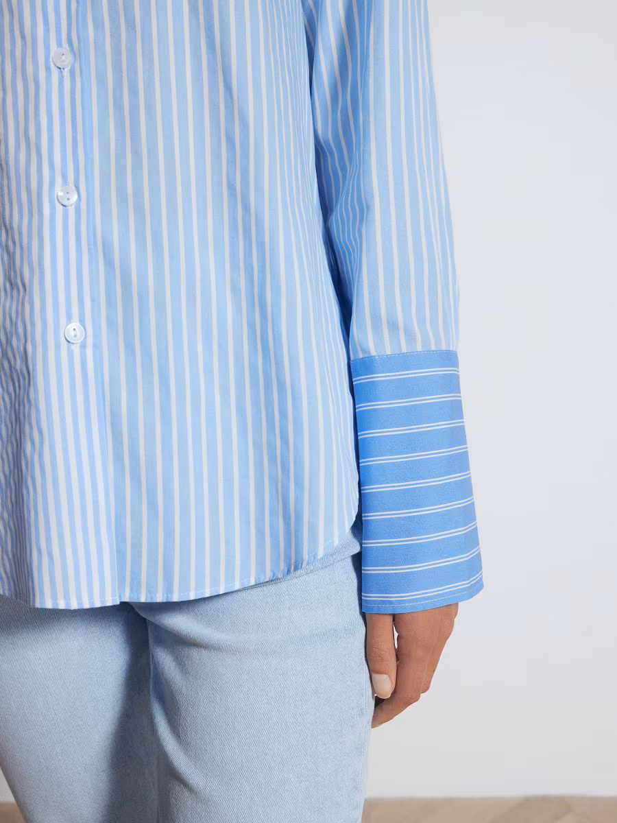 Contrast Panel Shirt