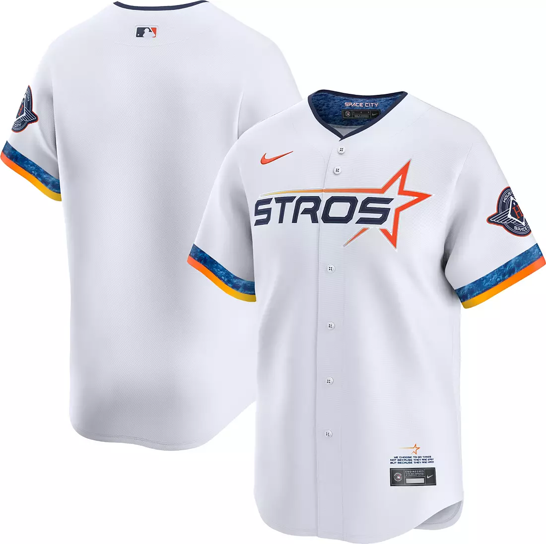 Houston Astros Nike 2025 City Connect Limited Player Jersey - White