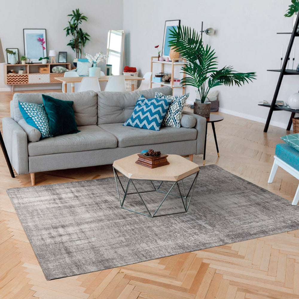 Acsento Grunge Vloerkleed 200 x 300 cm - Metallic