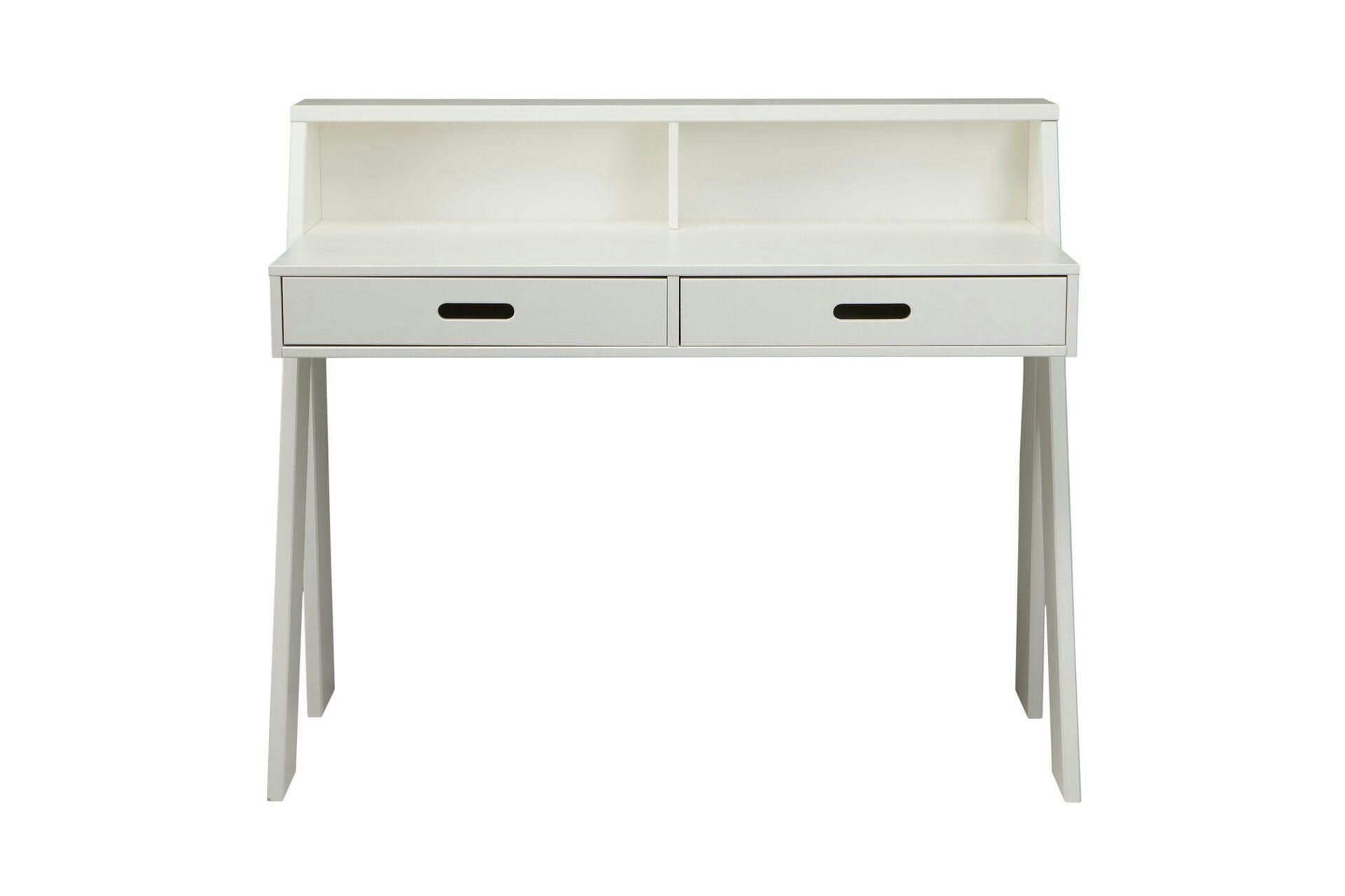CONNECT - Bureau en bois blanc