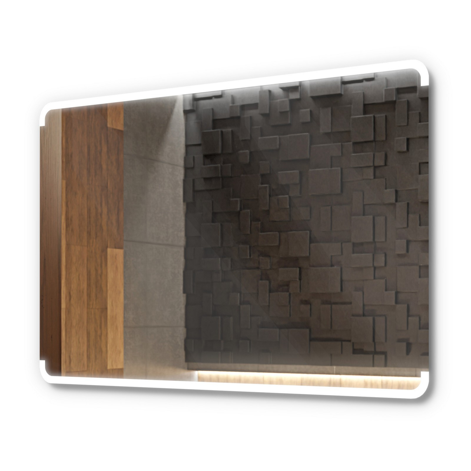 Lustro Łazienkowe Led Assen-70Cm, 50Cm