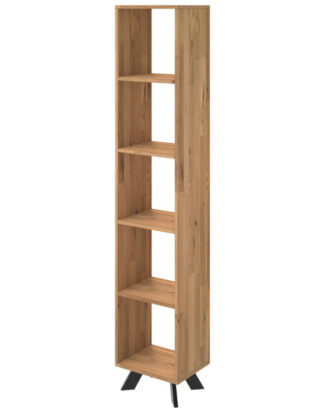 Regał dębowy TOLEDO BOX na książki i segregatory LOFT H5S1