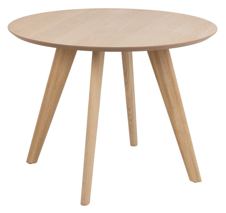 Rebellenclub Eetkamertafel Eda - Ø100 cm - Licht Eiken