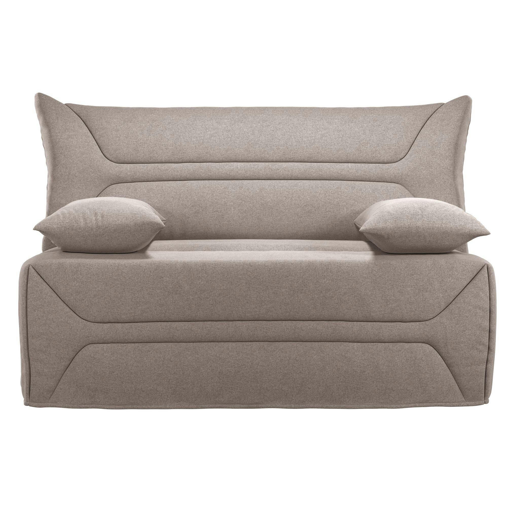 GARANCE - Banquette BZ avec matelas  de 12 cm taupe