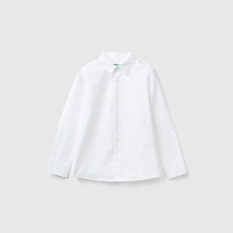 Classic shirt in pure cotton