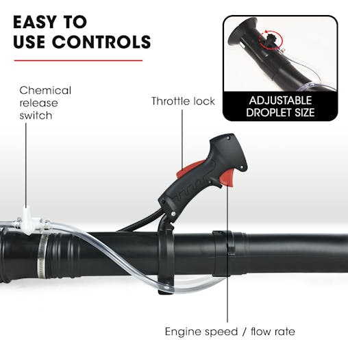 NNEMB Backpack 2-Stroke Petrol Powered Chemical Sprayer Fogger Mister Blower