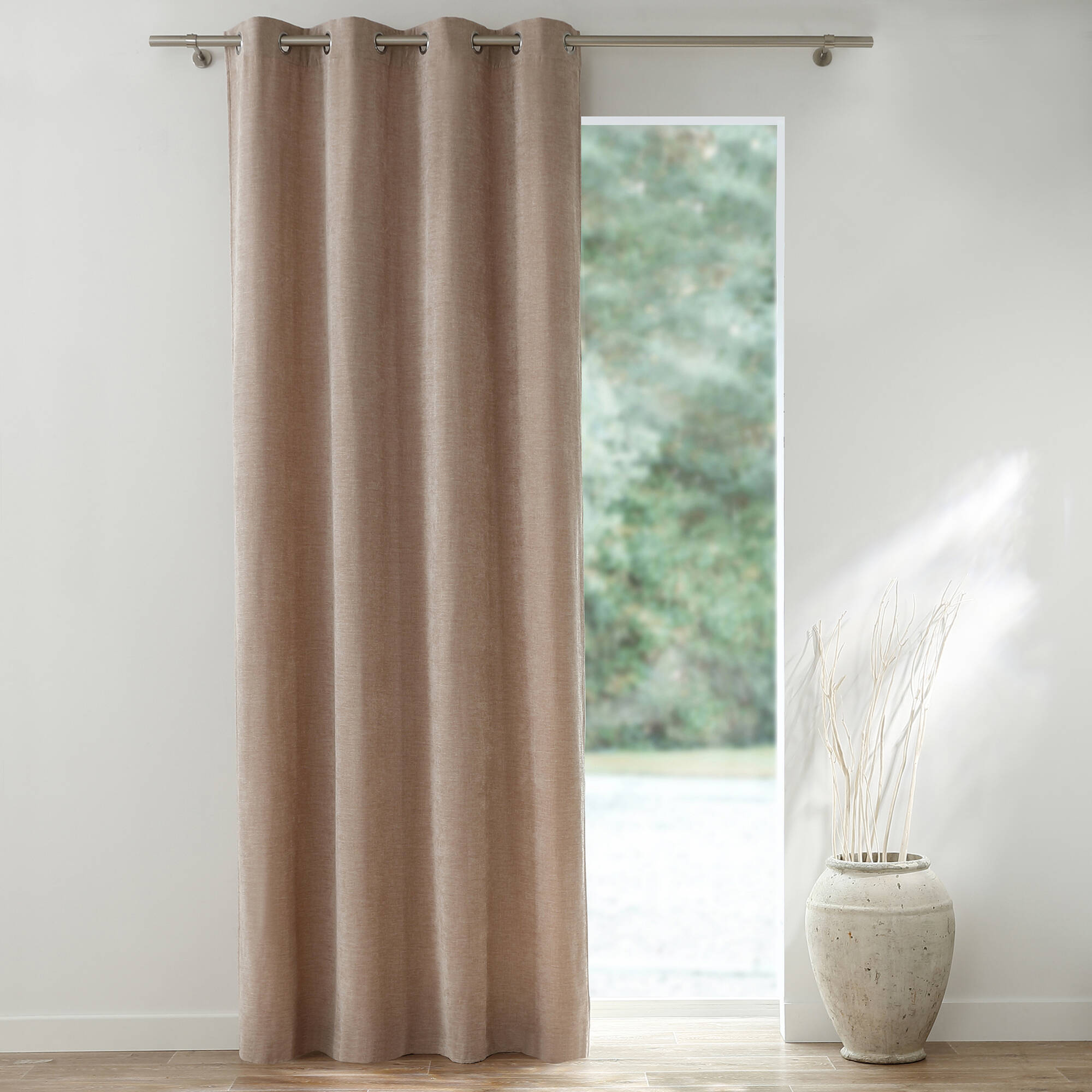 Rideau en fil effet chenille